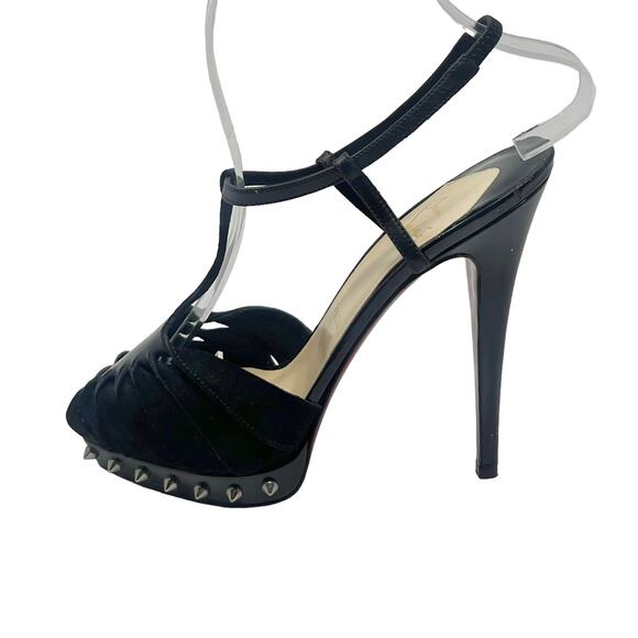 NWOB Christian Louboutin Zigounette T Strap Heels Size 37 - Picture 3 of 13